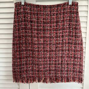 Talbots Fringe Skirt - 8